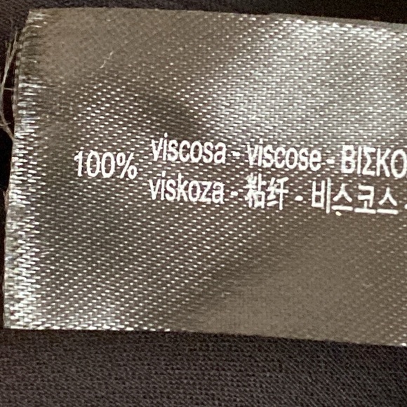 NWT. Zara ZW Collection Black Satin Effect High Waist Flared Midi Skirt. Size S. - Picture 10 of 11